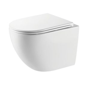 Унитаз подвесной Grossman Tornado с крышкой-сиденье Белый глянцевый GR-4411SQC