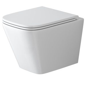 Унитаз подвесной Grossman Tornado с крышкой-сиденье Белый глянцевый GR-4479SQ