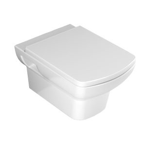 Унитаз подвесной Turavit Plaza с сиденьем Белый PLZ1710+0403/2100