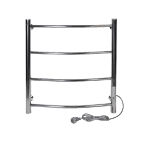 Полотенцесушитель электрический Тера Ребро 50х60 диммер Хром глянцевый ПСК-10-02д