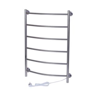 Полотенцесушитель электрический Тера Ребро 50х80 кнопка включения, телескоп.держатели Хром глянцевый ПСК-10-03 Полотенцесушитель электрический Тера Ребро 50х80 кнопка включения, телескоп.держатели Хром глянцевый ПСК-10-03