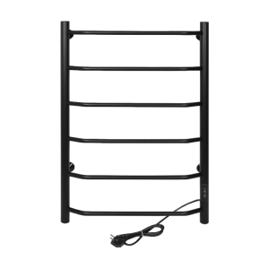 Полотенцесушитель электрический Тера Виктория 50х80 диммер Черный матовый ПСК-11-03д.ч