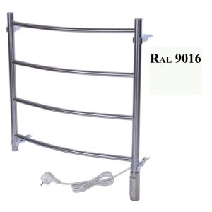 Полотенцесушитель электрический Тера Ребро 50х60 ПСН диммер Белый ПСН-10-02дб Полотенцесушитель электрический Тера Ребро 50х60 ПСН диммер Белый ПСН-10-02дб