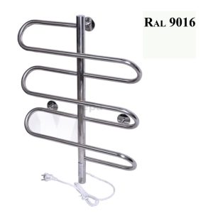 Полотенцесушитель электрический Тера Винтаж 50х70 регулятор температуры, таймер Белый ПСН-38-02б