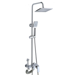 Душевая система Savol S60 с изливом Хром глянцевый S-600708D