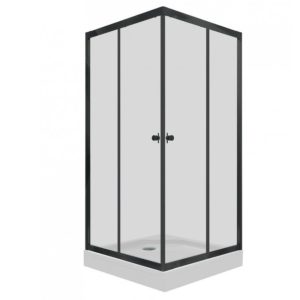 Душевой уголок Triton Вента 100х100 Черный / Прозрачное Щ0000054463