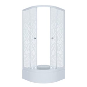 Душевой уголок Triton Мозайка 90х90 Белый / С узором Щ0000061809