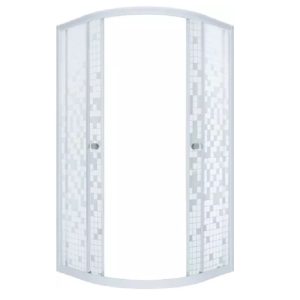 Душевой уголок Triton Мозайка 100х100 Белый / С узором Щ0000064826