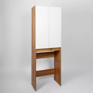 Шкаф под стиральную машину Viant Бостон 70 Белый / Дуб Вотан VBOS645-SHSM