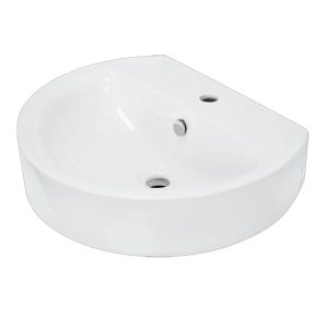 Раковина подвесная Sanita Luxe Best 55,5 Белый глянцевый WB.PD/Best/55-C/WHT.G/S1