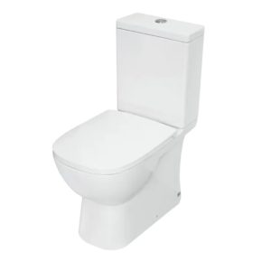 Унитаз-компакт Sanita Luxe Quadro Slim SL DM Белый глянцевый WC.CC/Quadro/2-SlimDM/WHT.G/S1